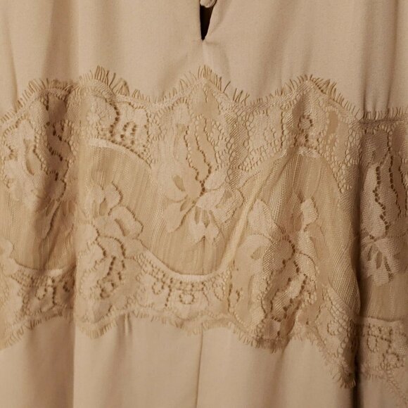 Alya Tan Sleeveless Halter Swing Dress Small - Picture 3 of 6